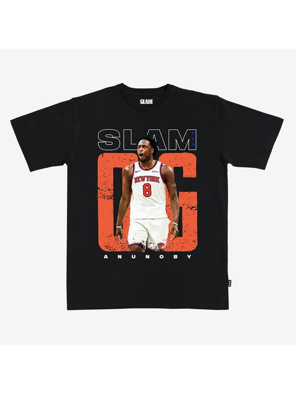 Unisex SLAM OG Anunoby Black New York Knicks T-Shirt