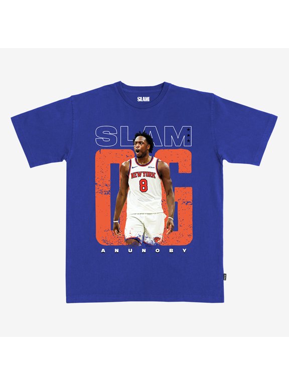Unisex SLAM OG Anunoby Blue New York Knicks T-Shirt