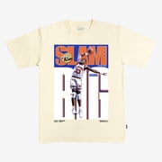 Unisex SLAM Patrick Ewing Cream New York Knicks Hardwood Classics Cover T-Shirt