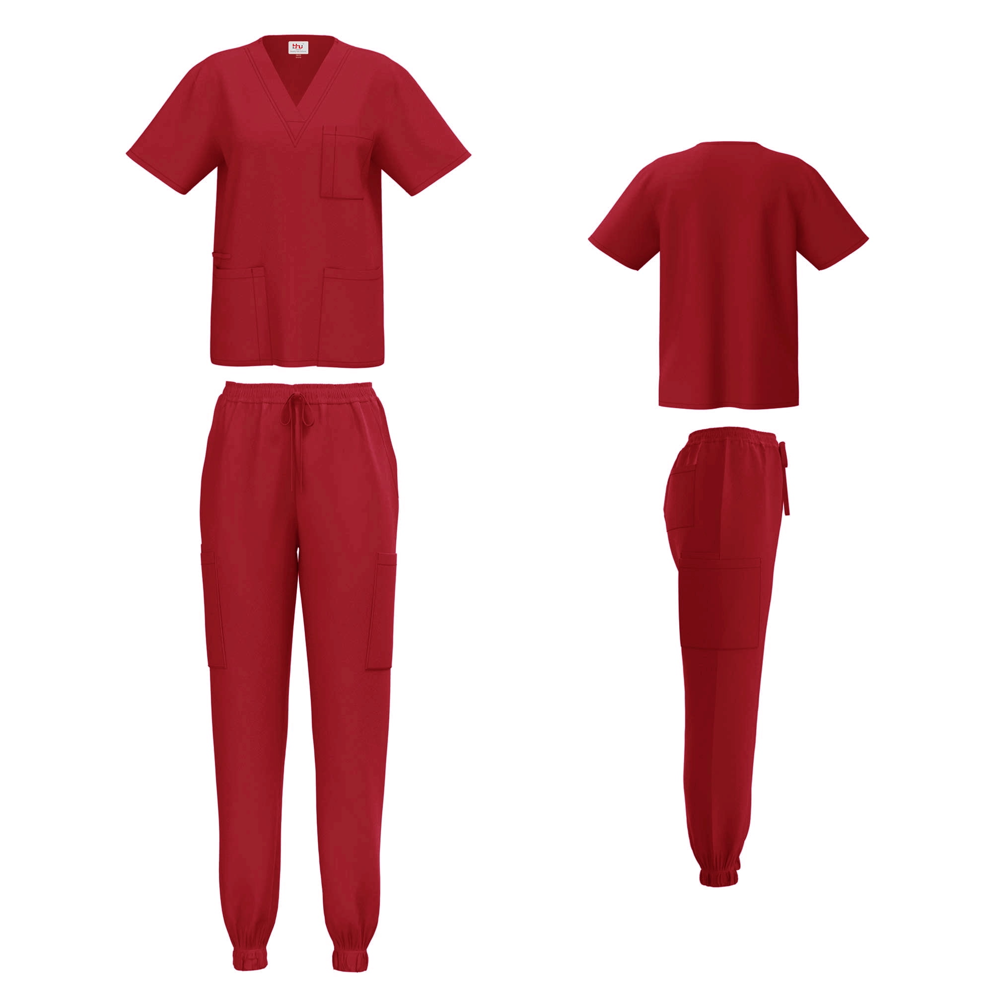 WOMEN'S ESSENTIAL COOL STRETCH JOGGER SCRUB SET (STYLE