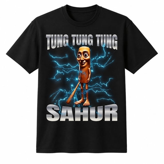 Unisex Sahur Graphic T-Shirt, Classic Fit Cotton Tee, Meme Style Print