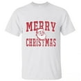 thumbnail image 1 of Unisex Santa Claus T-Shirt Vintage Merry Christmas Graphic Holiday Top S-4XL, 1 of 5