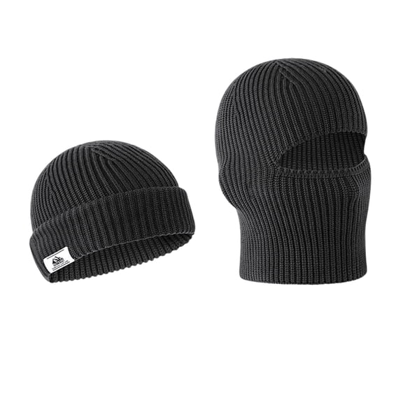 Unisex Satin Lined Winter Beanie for Women Men Silky Lining Slouchy Skull Cap Knitted Cuffed Skiing Knit Hat