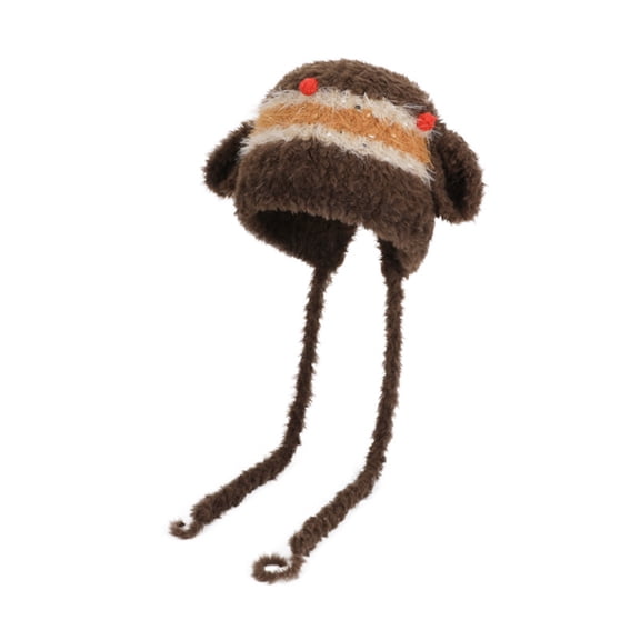 Unisex Satin Lined Winter Beanie for Women Men Silky Lining Slouchy Skull Cap Knitted Cuffed Skiing Knit Hat