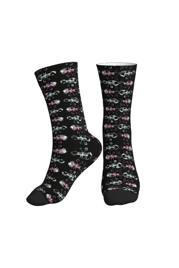 Unisex Scissors And Comb Hair Stylist Salon Novelty Ankle Socks Colorful ComfortSoft Lightweight Sports Athletic Socks