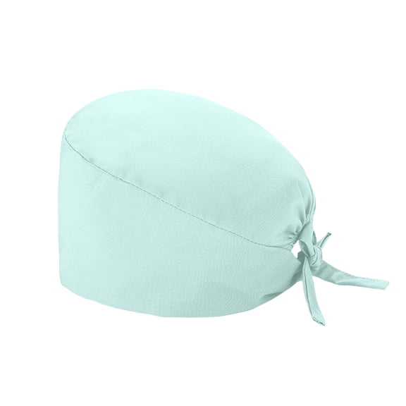 Unisex Scrub Cap with Adjustable Elastic Tie-Back Lightweight, Breathable No-Slip Surgical Cap with Working Hat One Size Multiple Color by Awwp Light Blue One Size