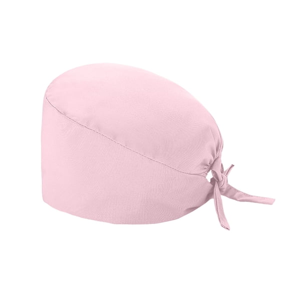 Unisex Scrub Cap with Adjustable Elastic Tie-Back Lightweight, Breathable No-Slip Surgical Cap with Working Hat One Size Multiple Color by Awwp Pink One Size