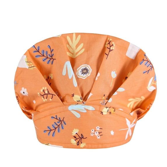 Unisex Scrub Cap Fashion Print Nursing cap Adjustable Surgical Cap with Buttons Breathable for Nurses and Doctors Scrub Caps for Women Men