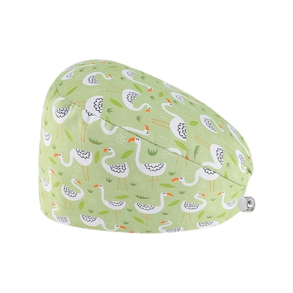 Unisex Scrub Hat Breathable Printed Cap For Doctors