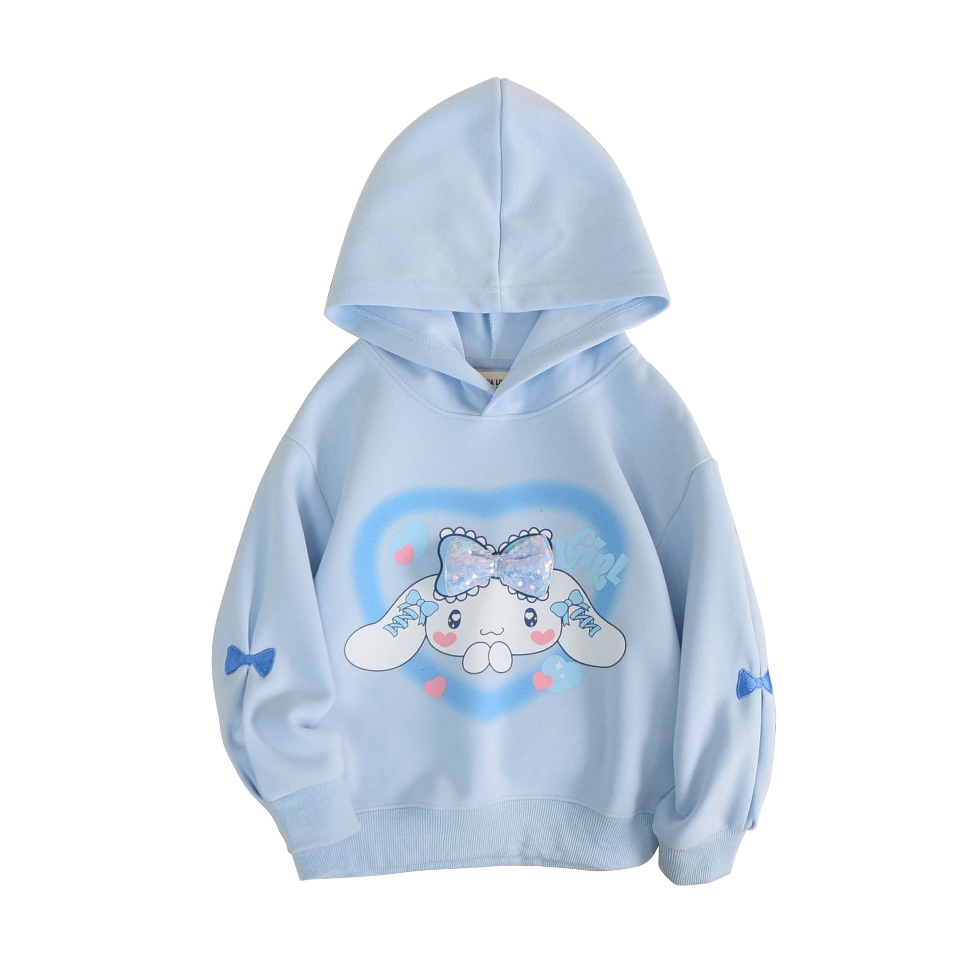 Kids Bow Sequins Sweatshirt main image 1