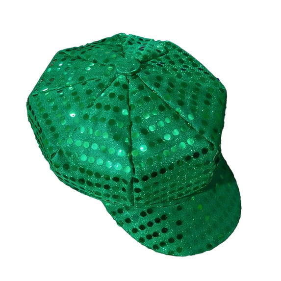 Unisex Sequin Fedora Hat Glitter Dance Performance Prop, Sparkling Jazz Cap Party Stage Costume Accessory for Adult Theatrical Shows and Music Festivals