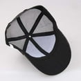 thumbnail image 1 of Unisex Sequin Mesh Baseball Cap, Glitter Adjustable Snapback with Ponytail Hole for Summer Outdoor Fashion, Sporty and Shiny Sun Hat for Daily Wear and Casual Style Black, 1 of 6