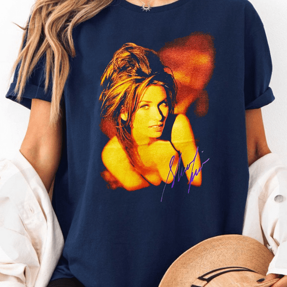 Unisex Shania Twain Tour 90s Graphic T-Shirt, Sizes S-5XL, Tbun