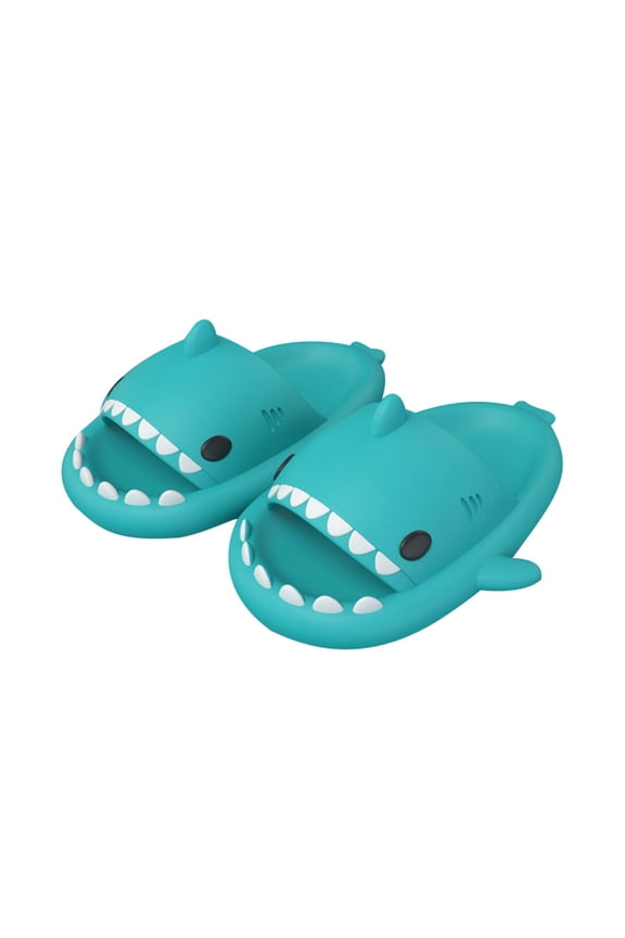 Unisex Shark Slides Slippers Cute Anti-Slip Sandal Cartoon Shark Summer Sandals Shower Beach Funny Couples Slipper for Men Women