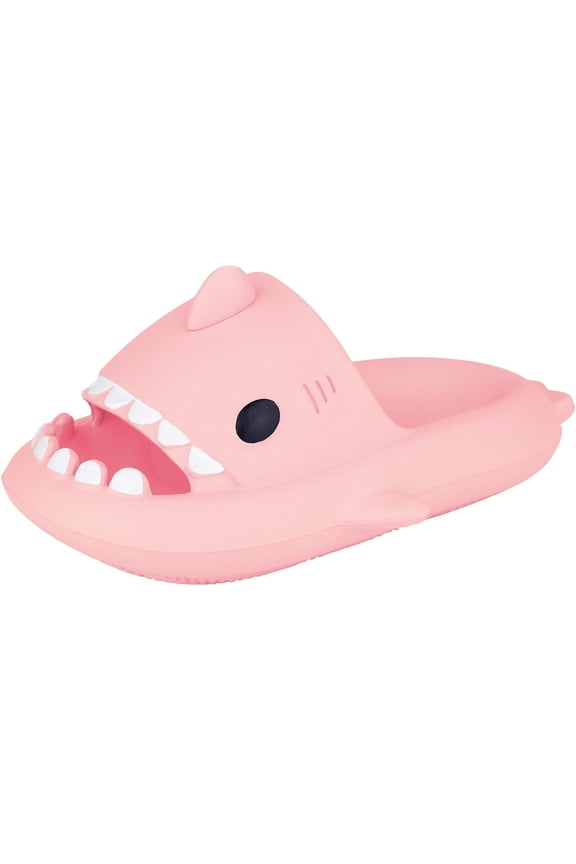 Unisex Shark Slippers Soft Cloud Slides Platform Men Women Shower Slippers Beach Water Shoes Lightweight Non-Slip