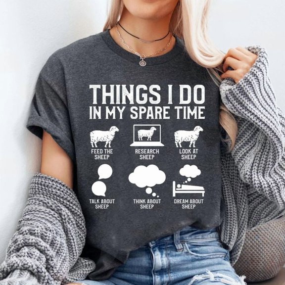 Unisex Sheep Graphic, Farm Animal T-Shirt, Sizes S-5XL, Tbun