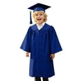 thumbnail image 1 of Unisex Shiny Kindergarten Graduation two Pcs Gown Cap Set with 2025 Tassel kids cap and gown for Kids Girl 4-5 Years, 1 of 4
