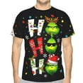 Unisex Shirt Christmas Grinch Tops 3D Printed Cartoon Novelty T Shirt