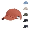 thumbnail image 1 of Unisex Short Brim Cotton Baseball Cap Summer Sports Hat Labeling Design, 1 of 5