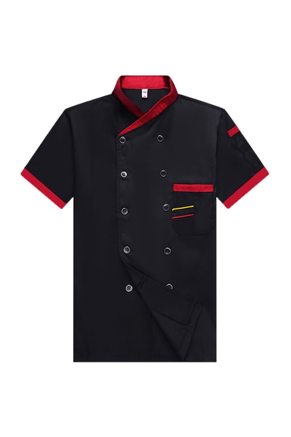 Unisex Short Sleeve Chef Coat Jacket