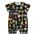 thumbnail image 1 of Unisex Short Sleeve Italian Animal Brainro Bodysuits Multi-size Outfit 3-24 Months Shower Gift, 1 of 8
