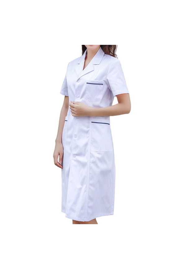 Unisex Short Sleeve Lab Coat For Students Plus Size Work Jacket With Multiple Functional Pockets And Comfortable Design Women Casual Dress Sweater Long Sleeve Hoodie Womens Long Hooded Sweatshirt