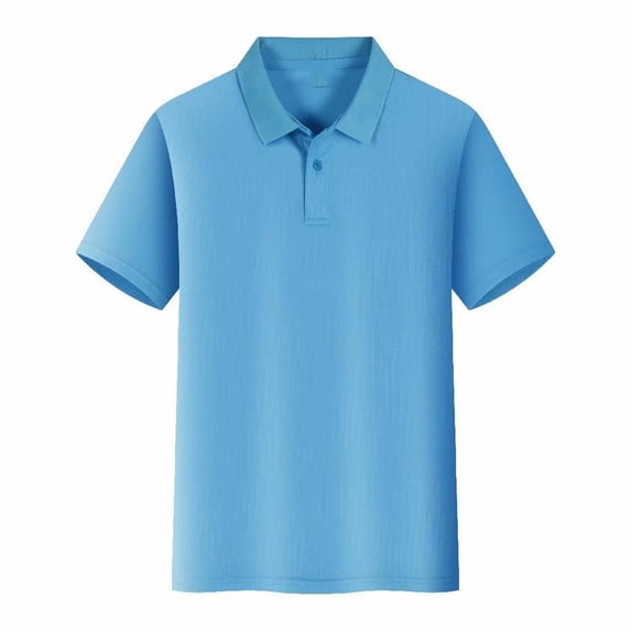 Unisex Short Sleeve Polo Shirts Classic Solid Color Work Uniforms Breathable Pique Knit Tops for Business Office and Teamwear
