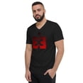 thumbnail image 1 of Unisex Short Sleeve V-Neck T-Shirt, 1 of 1