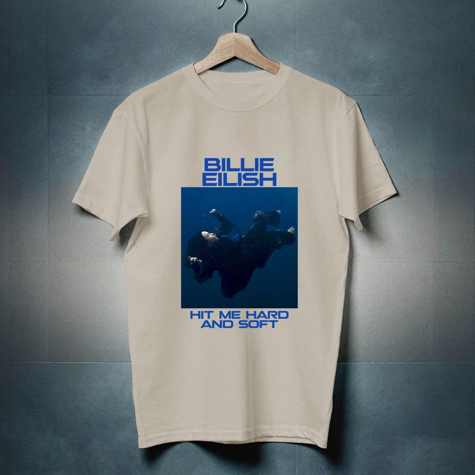 Unisex Short Sleeves Tee Billie Eilish Hit Me Hard And Soft 2024 Tote