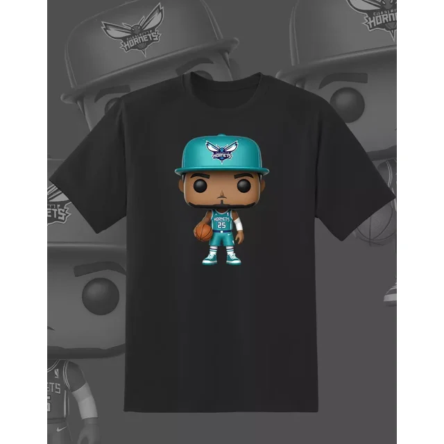 Unisex Short Sleeves Tee Charlotte Funko Pop Figure Team Shirt