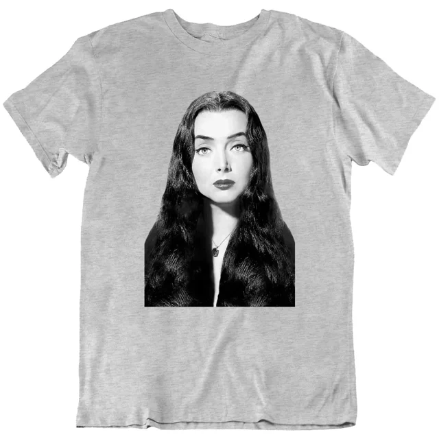 Unisex Short Sleeves Tee Morticia Addams Movie Film Horror Halloween Retro TShirt TShirt Gift