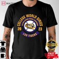 Unisex Short Sleeves Tee Ncaa Baseball 2023 Lsu National Championships