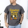 Unisex Short Sleeves Tee Simple Plan Simpsons North American Tour 2024