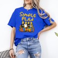 Unisex Short Sleeves Tee Simple Plan Simpsons North American Tour 2024