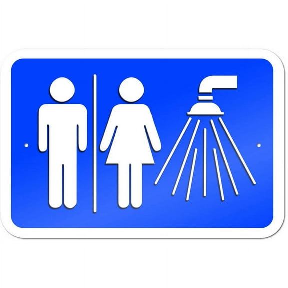 Unisex Shower Sign