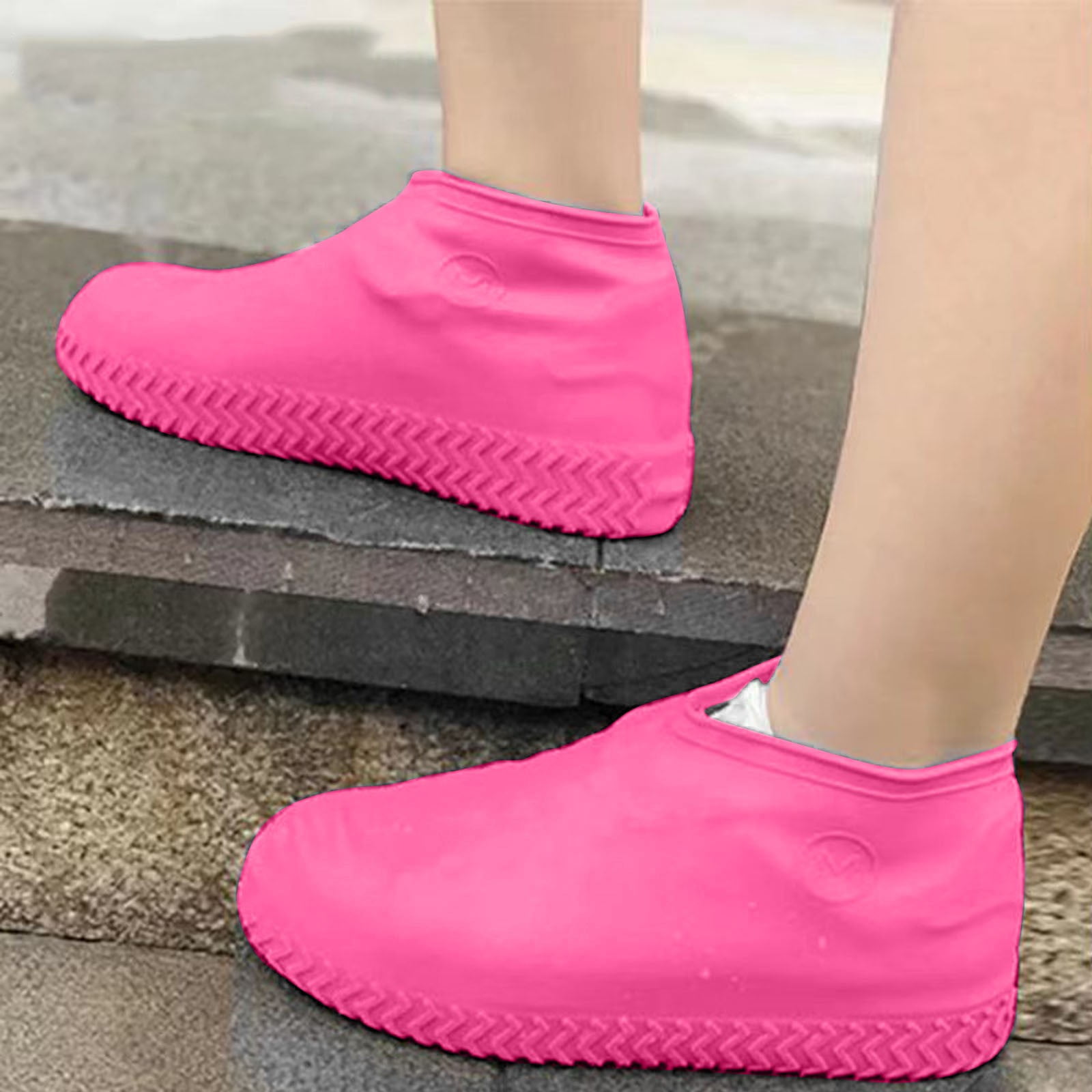 Unisex Silicone Overshoes One Pair Non Silicone Overshoes For Rain Snow