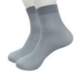 thumbnail image 1 of Unisex Silky Socks Ankle Dress Socks for Women Men Ultra Thin Nylon Summer Cool Silk Breathable Crew Socks, 1 of 9