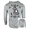 thumbnail image 1 of Unisex Silver Hooded Anchor UV Long Sleeve, 1 of 3