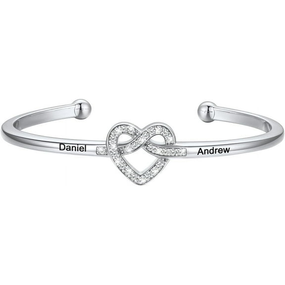 Unisex Simple Cuff Bracelet 18K Real Gold Platinum Plated Fine Bracelets Fashion Jewelry Open Bangle Cuff Bracelets, Twisted Or Heart Style[o4698]