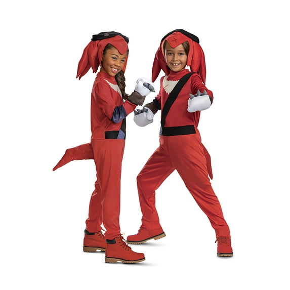 Unisex Size Small (4-6) Knuckles Deluxe Halloween Child Costume Sonic Prime, Disguise