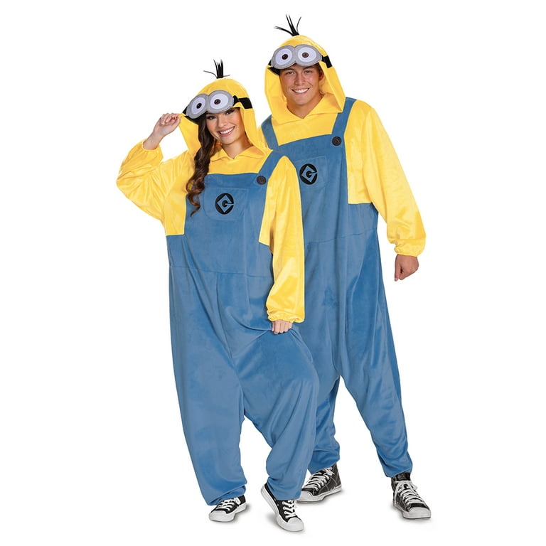 Unisex Size XL (40–42-inch chest) Minions Halloween Adult Costume