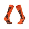 thumbnail image 1 of Unisex Ski Socks, Over the Calf Merino Wool Blend Socks with Cushioning & Warmth for Snowboarding & Winter Sports Orange, 1 of 2