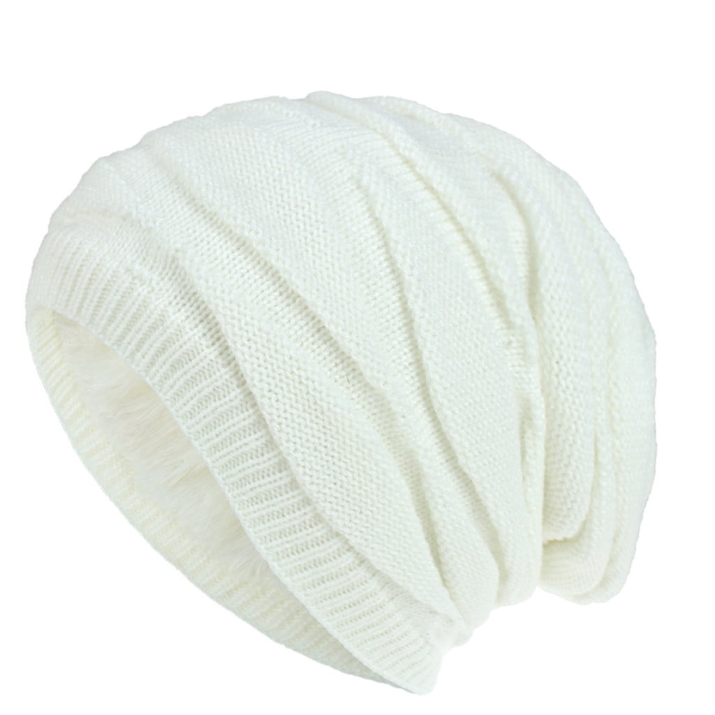 Unisex Skiing Plush Fashion Keep Warm Winter Hats Knitted Cotton Hat Large  Hats for Men Big Head Logistics Hat 