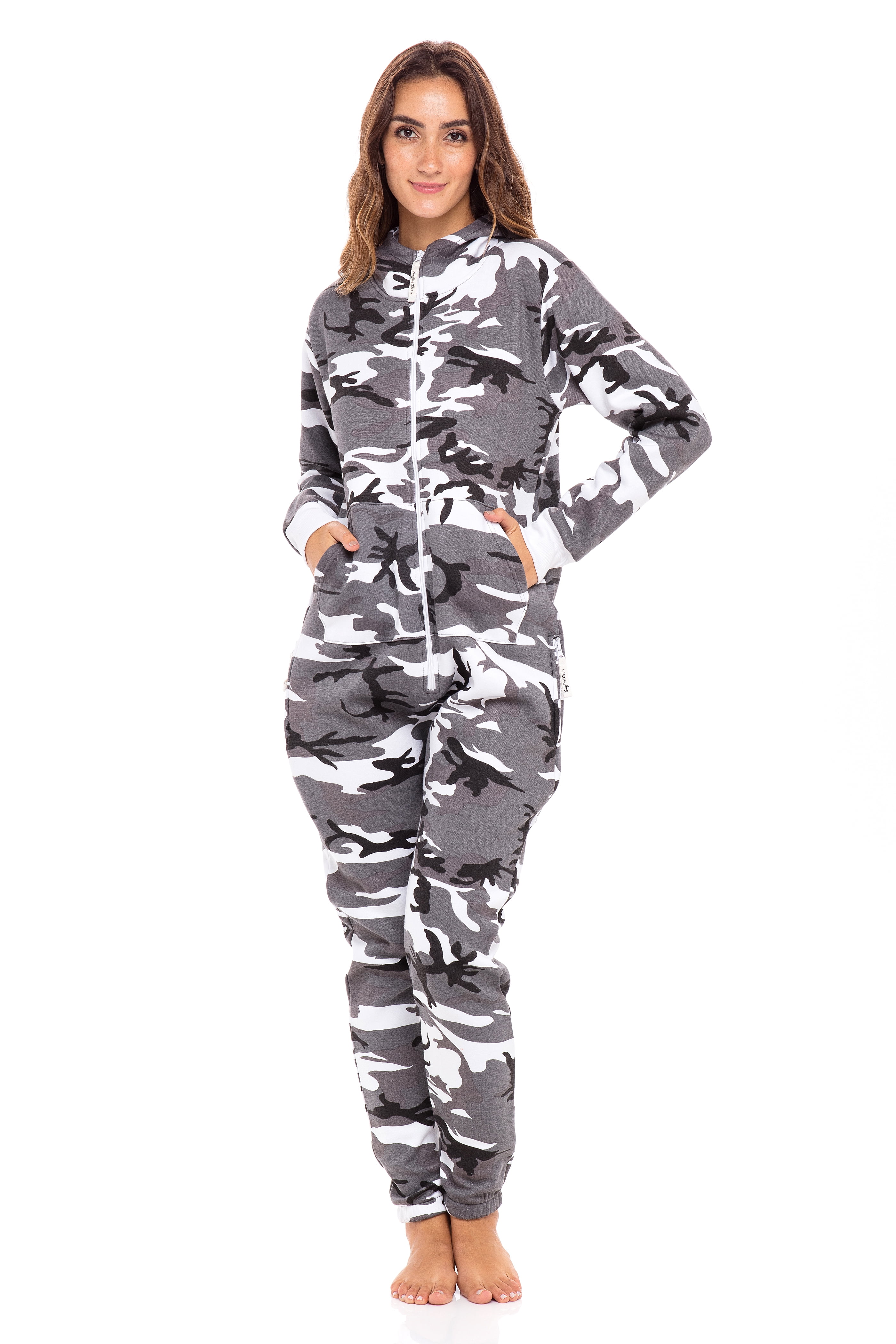 Unisex Sleepwear Adult Jumpsuit for Women One Piece Pajamas Ladies Non