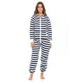 thumbnail image 1 of Unisex Sleepwear Adult Jumpsuit for Women One Piece Pajamas Ladies Non Footed Union Suit Pajamas, 1 of 7