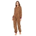 thumbnail image 1 of Unisex Sleepwear Adult Jumpsuit for Women One Piece Pajamas Ladies Non Footed Union Suit Pajamas, 1 of 7