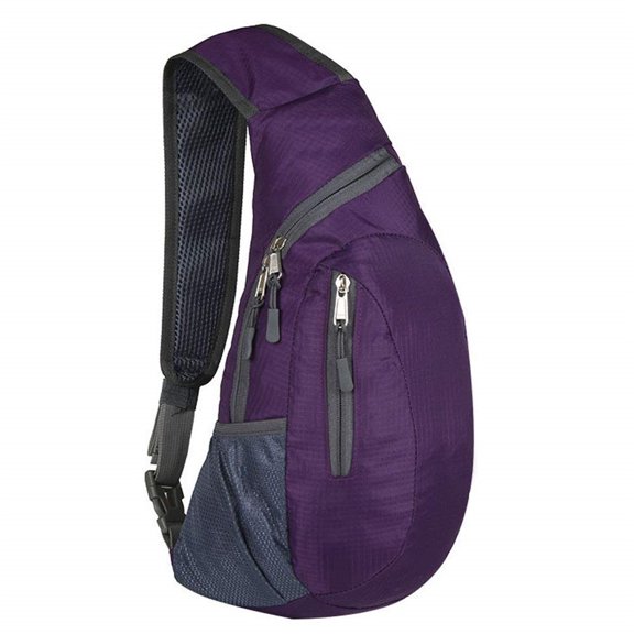 Unisex Sling Chest Bag Shoulder Backpack Crossbody Bag Daypack for Sport Travel
