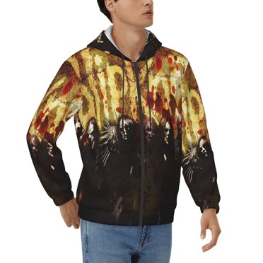 Unisex Slip-Kno Zip Up Hoodie with Pockets 3D Graphic Comfort Long Sleeve Soft Hoodie For Men Women