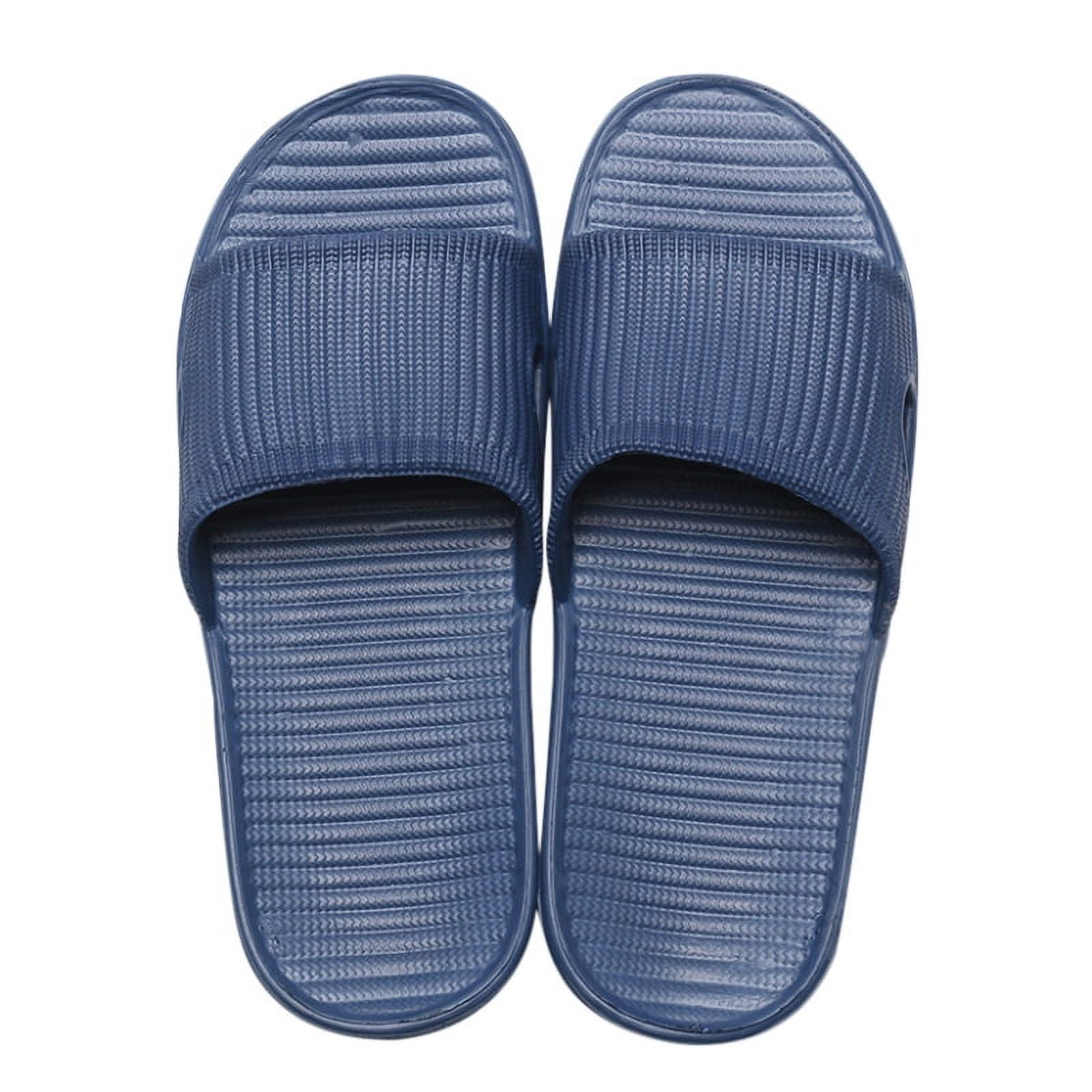 Unisex Slip On Slippers Women Bathroom Shower Indoor Bathroom Women Shower slip Light Weight ...