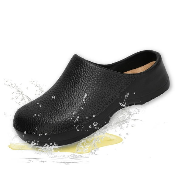 Unisex Slip-Resistant Chef Shoes - Oil & Water Proof Kitchen Work Shoes for Men/Women, Non-Slip Restaurant Shoes Lightweight Safety Footwear for Crews